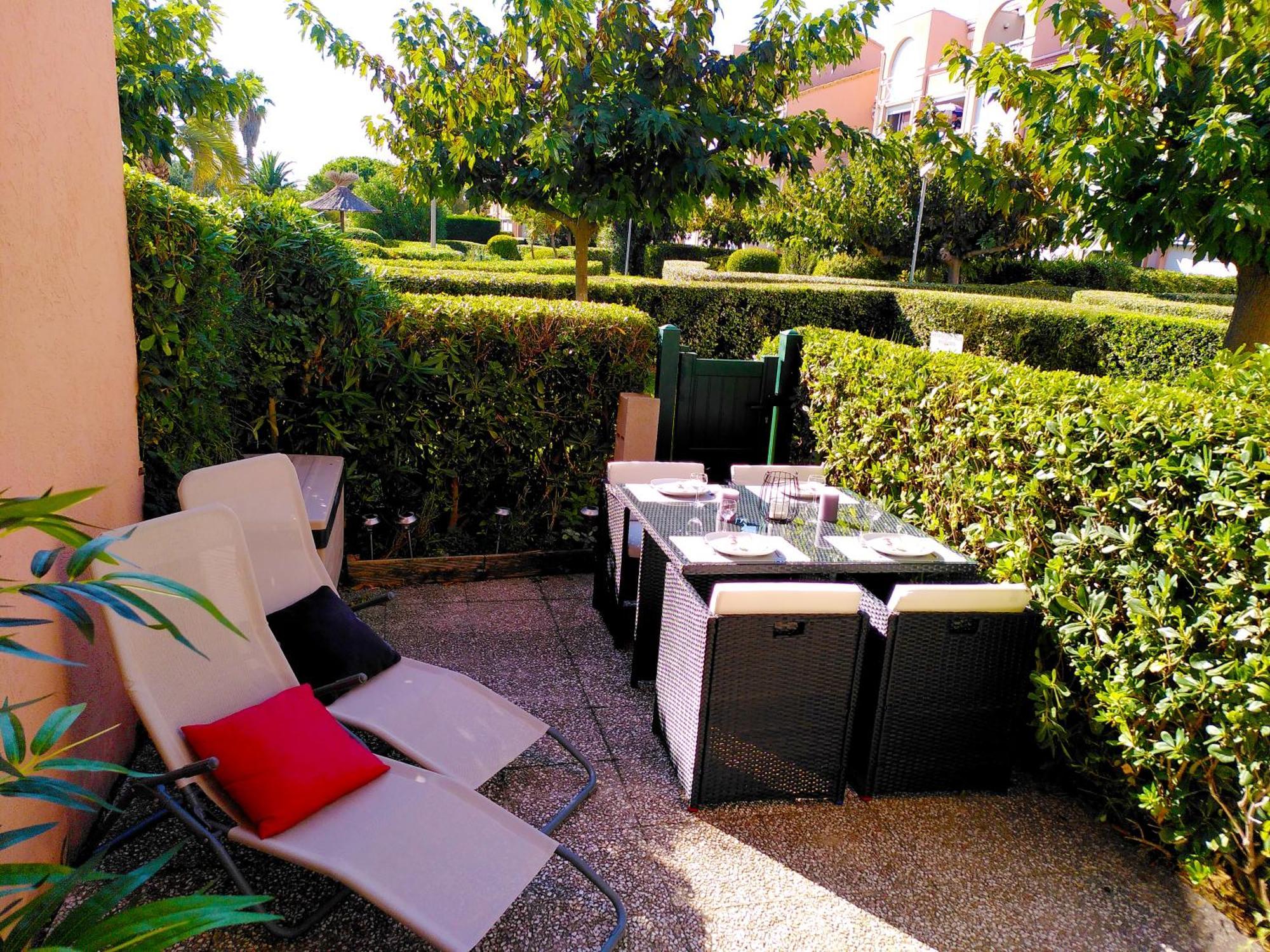 Nid Douillet F2, Clim, Jardin, Piscine, Parking, Plage 200 M Palavas Εξωτερικό φωτογραφία